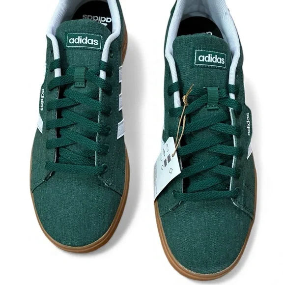 Men’s NWT Adidas Forest Green Daily 3.0 Sneakers - Picture 2 of 3
